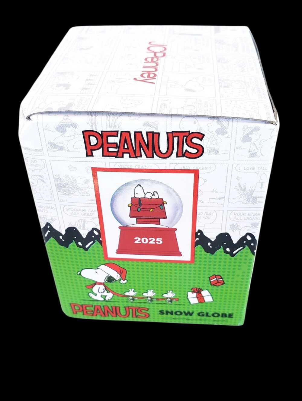 2025 Peanuts JCPenney Christmas Snow Globe Snoopy Woodstock Holiday Gift (NEW!)